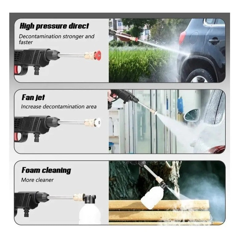 Combo Hidrolavadora TurboWash®  + Mini Aspiradora Portátil