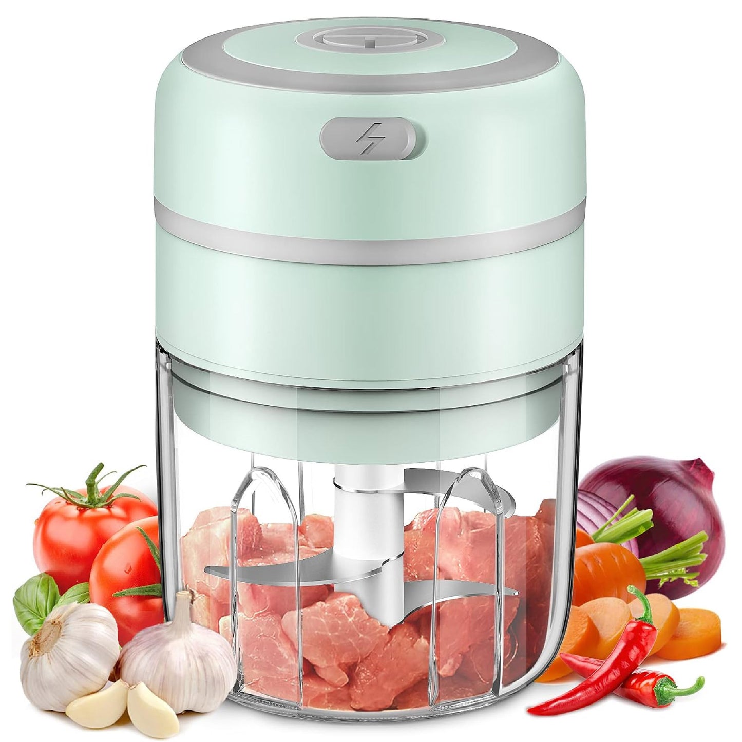 Mini Picador Procesador Eléctrico Usb