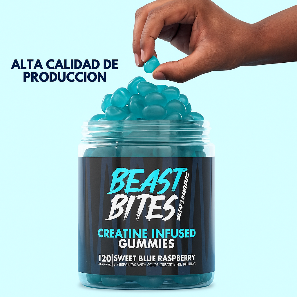 Gomitas de Creatina Monohidratada 5gr|Beast Bites™