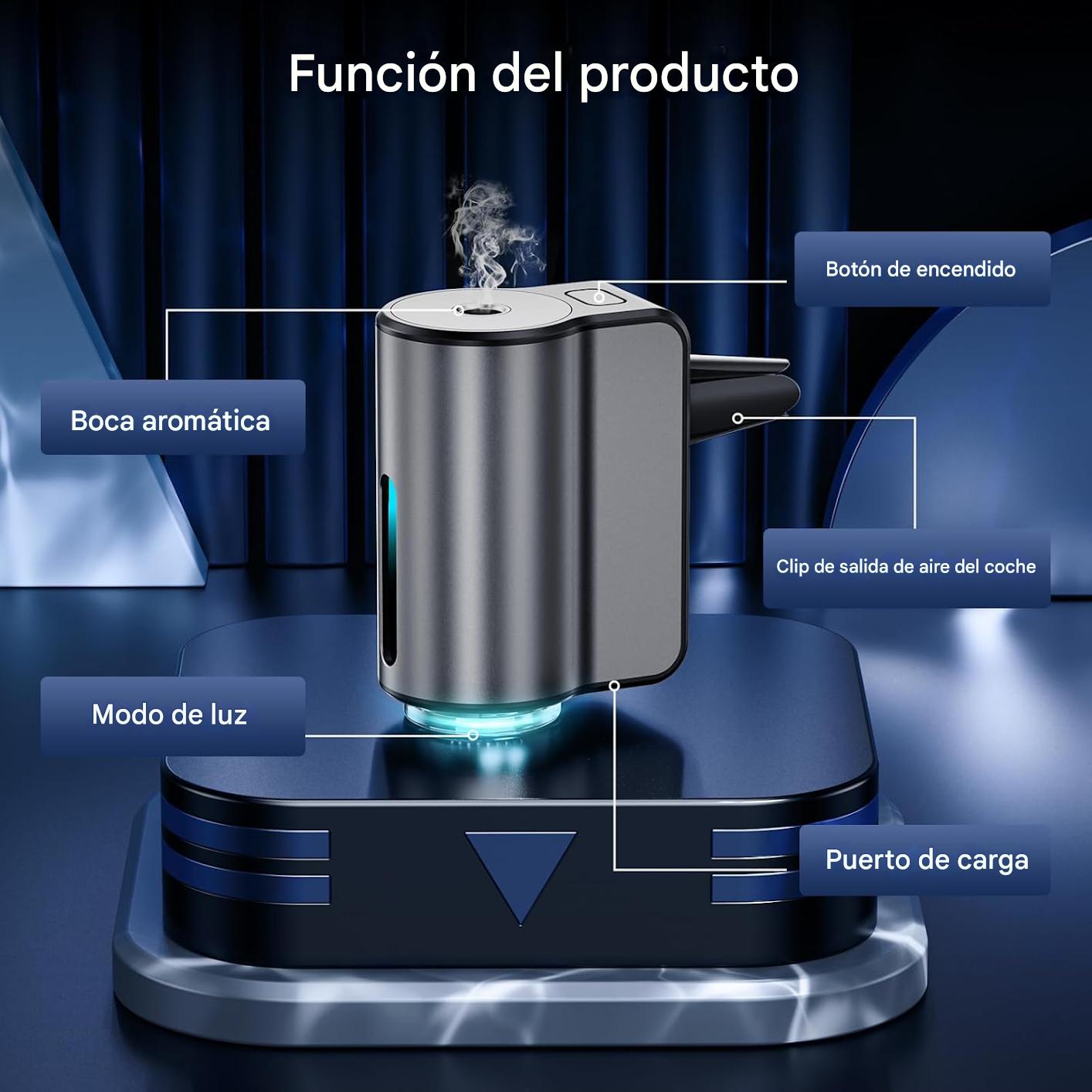 Difusor Inteligente para Carro 3/modos + 3 Esencias