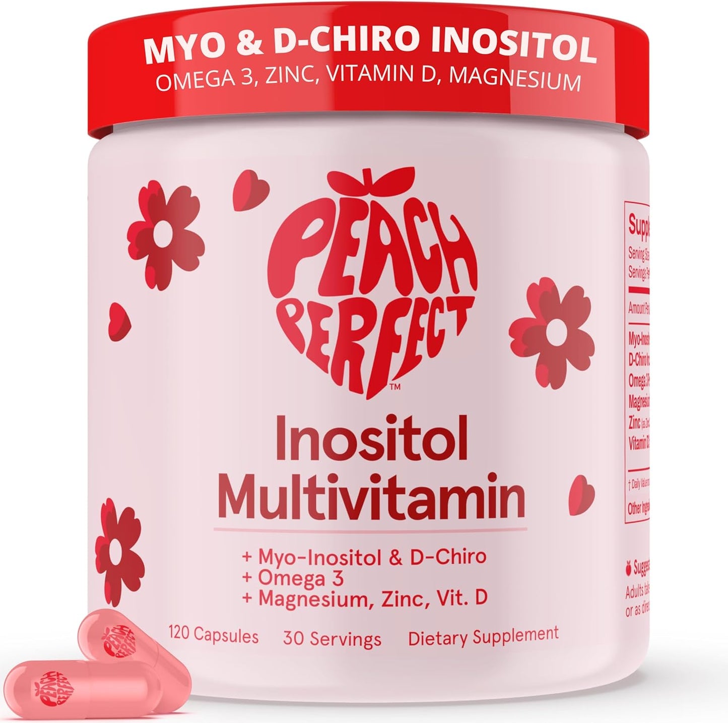 Multivitamínico Peach Perfect Inositol IMPORTADO