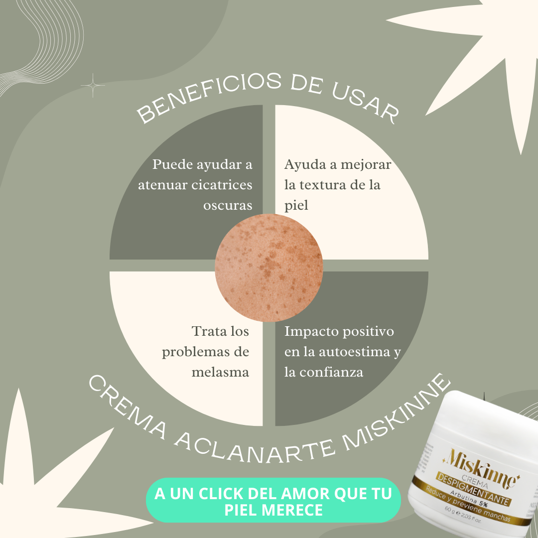 Crema Despigmentante Aclarante de MISKINNE®