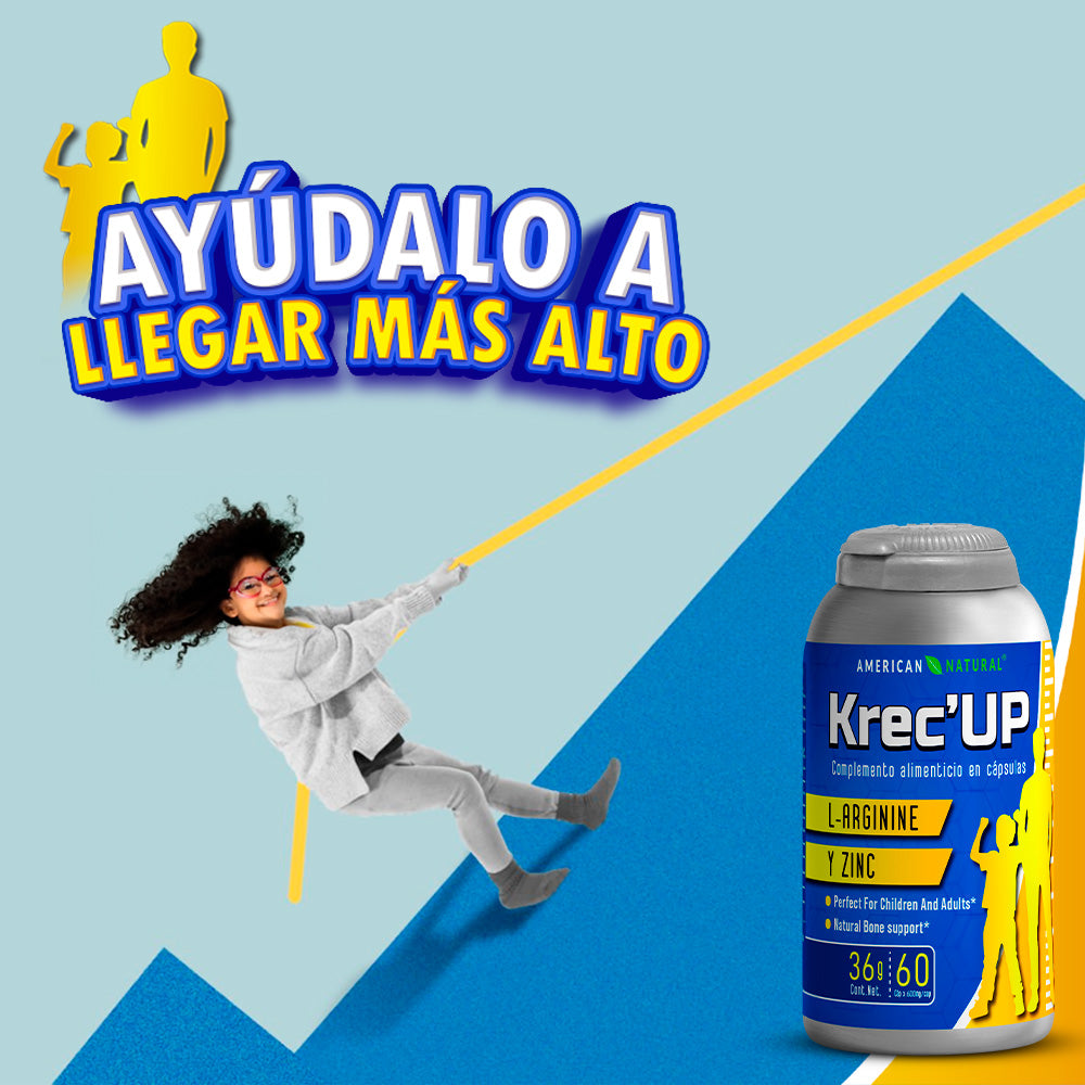 KREC' UP ESTIMULA HORMONAS DE CRECIMIENTO / DE 9 A 22 AÑOS