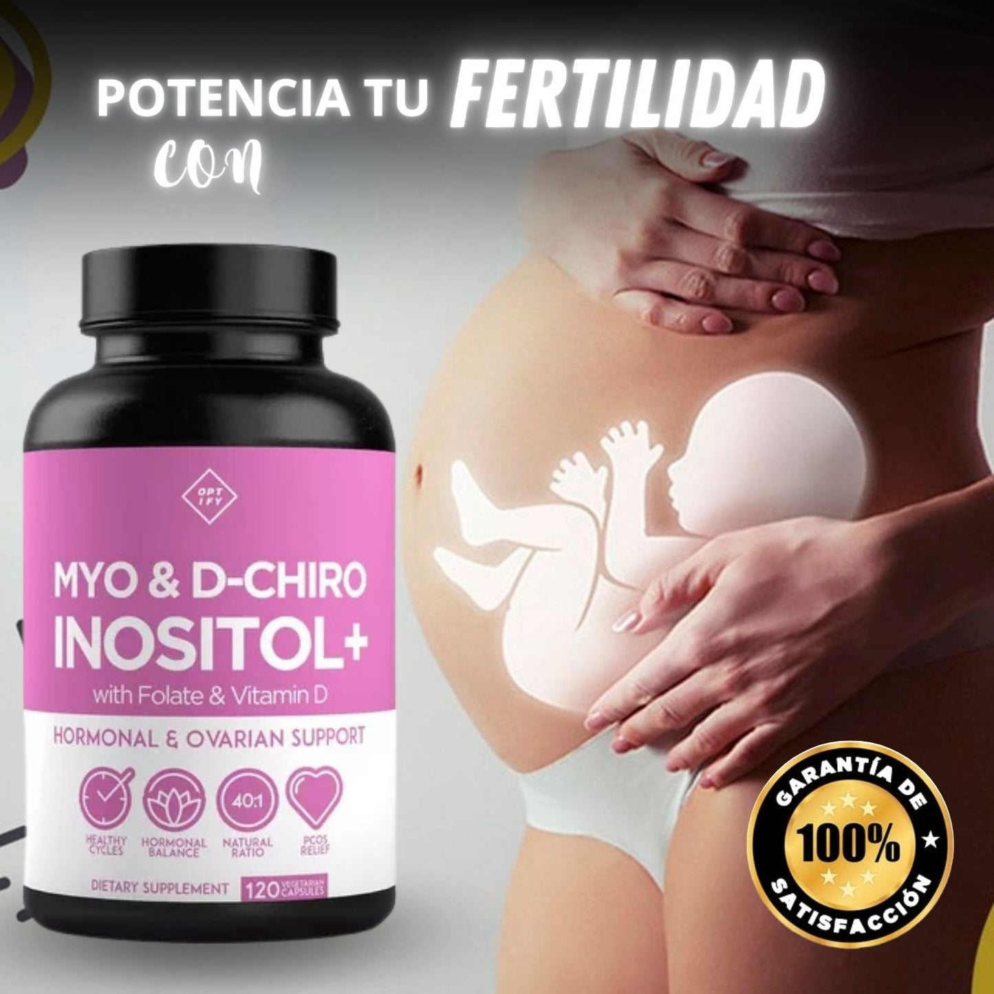 MYO & D-CHIRO INOSITOL - Formula Patentada