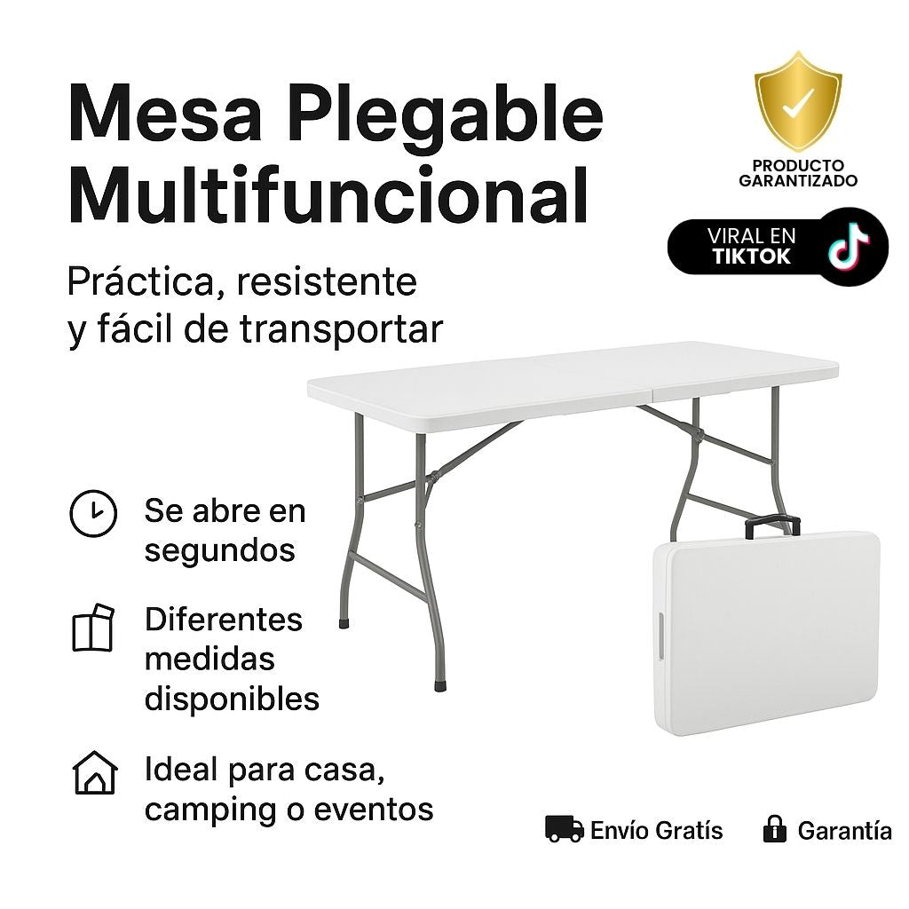 MESA PLEGABLE MULTIFUNCIONAL PREMIUM