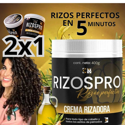 2x1 RIZOS PRO™ Formula Natural Avanzada - Crema Inteligente rizadora