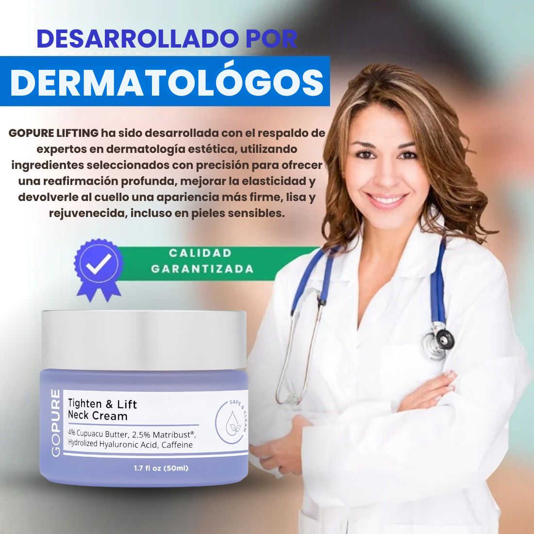 GOPURE LIFTING - CREAMA REAFIRMANTE - Formula Avanzada