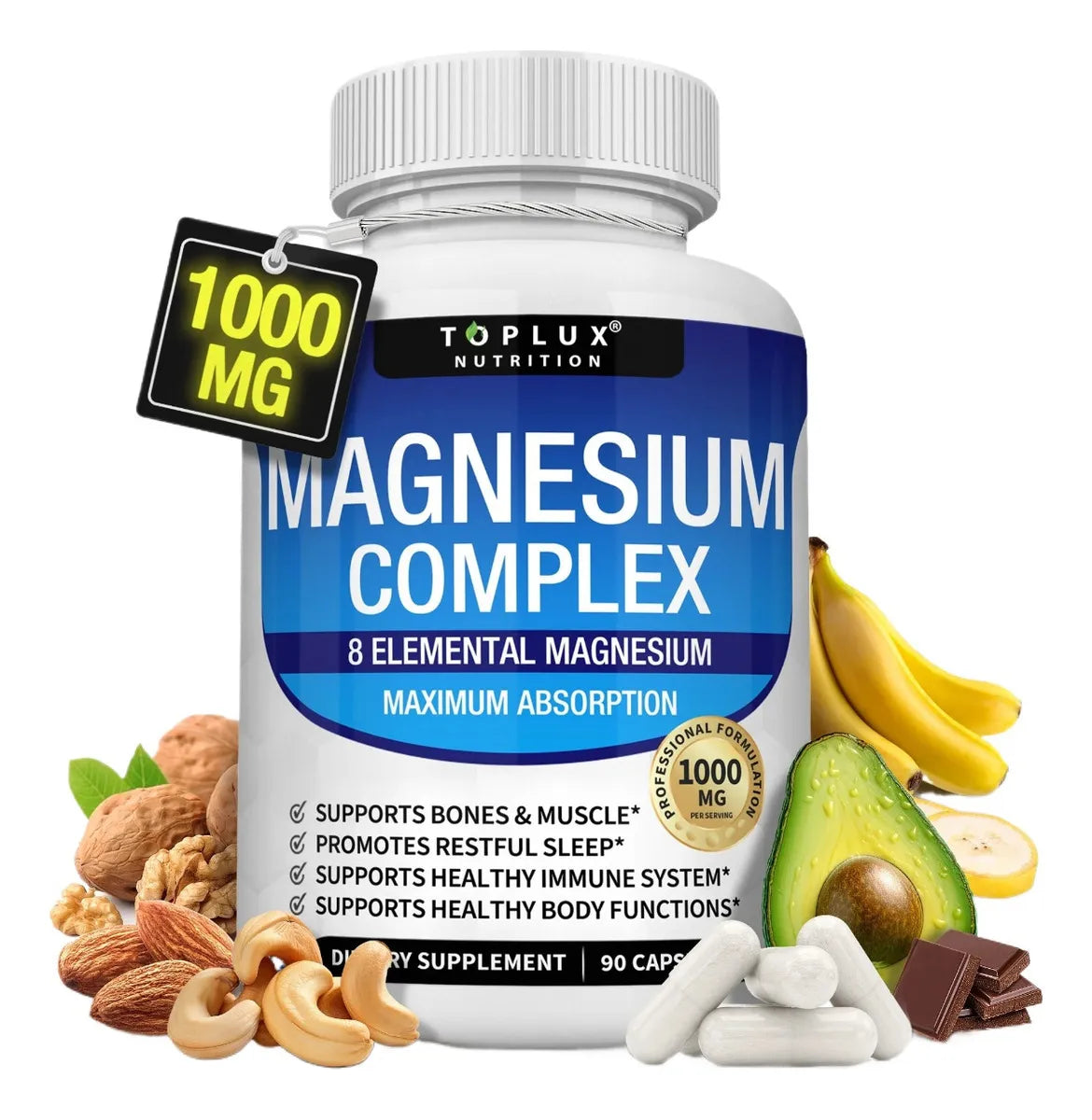 Magnesium Complex 8 en 1 – 1000mg