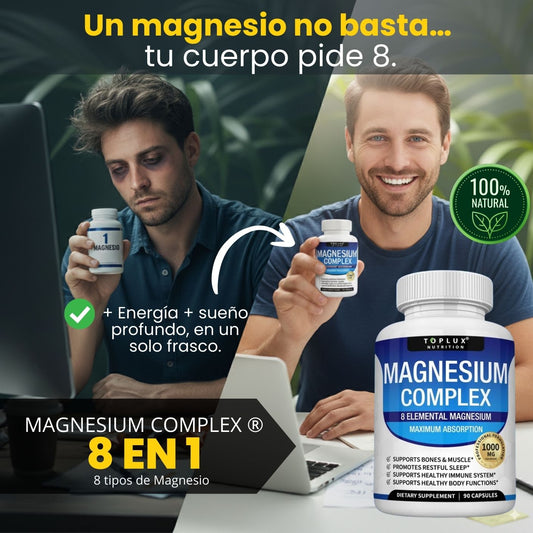 Magnesium Complex 8 en 1 – 1000mg