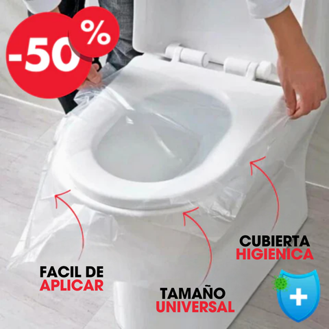 Tapa de Inodoro Desechable Biodegradable (x50 uds) Eco Clean™