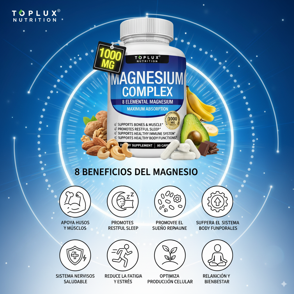 Magnesium Complex 8 en 1 – 1000mg
